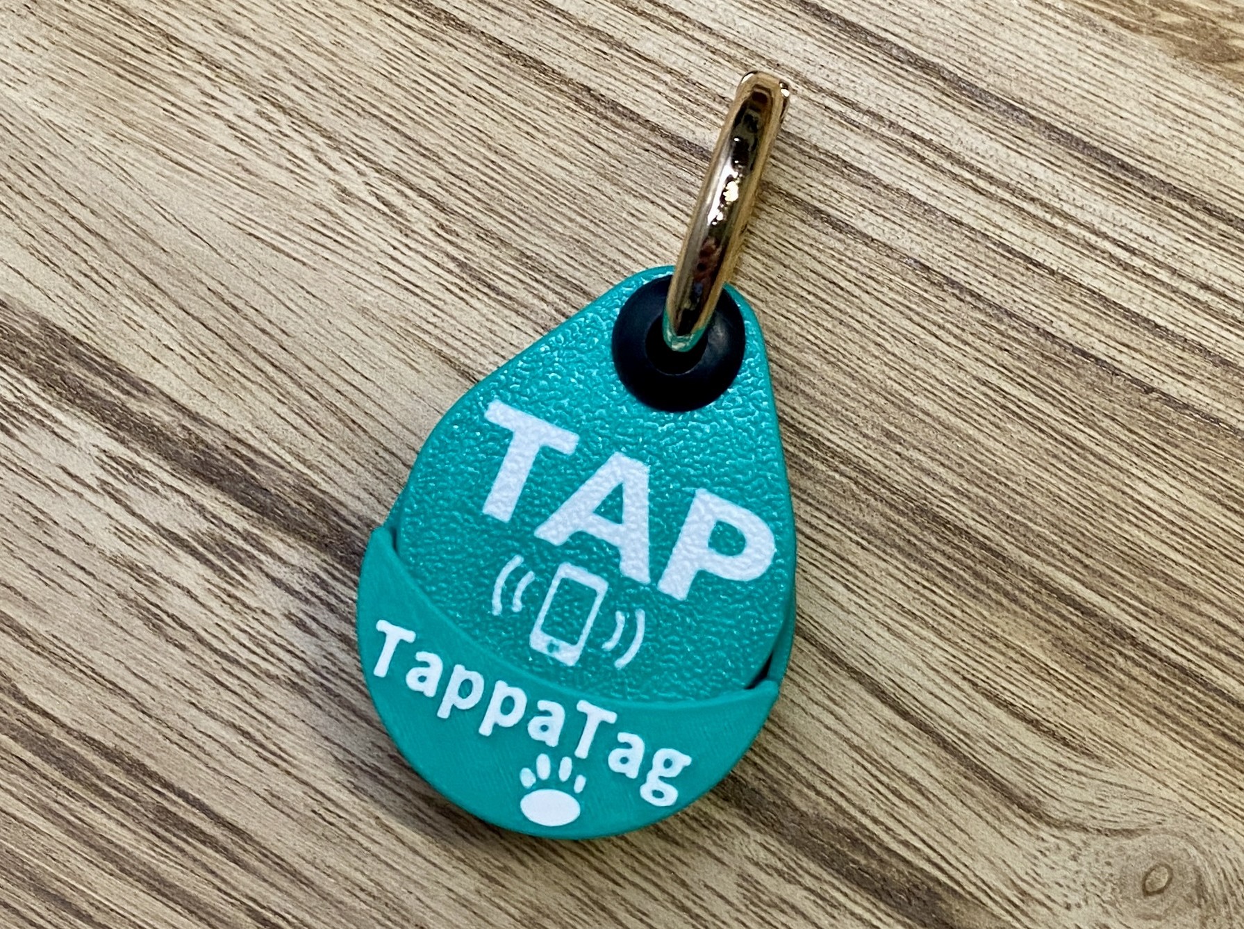TappaTag โ premium smart pet tag with built-in AirTag holder